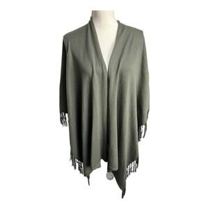 Forever 21 Womens Olive Green Open Front Cardigan Small Medium Lightweight